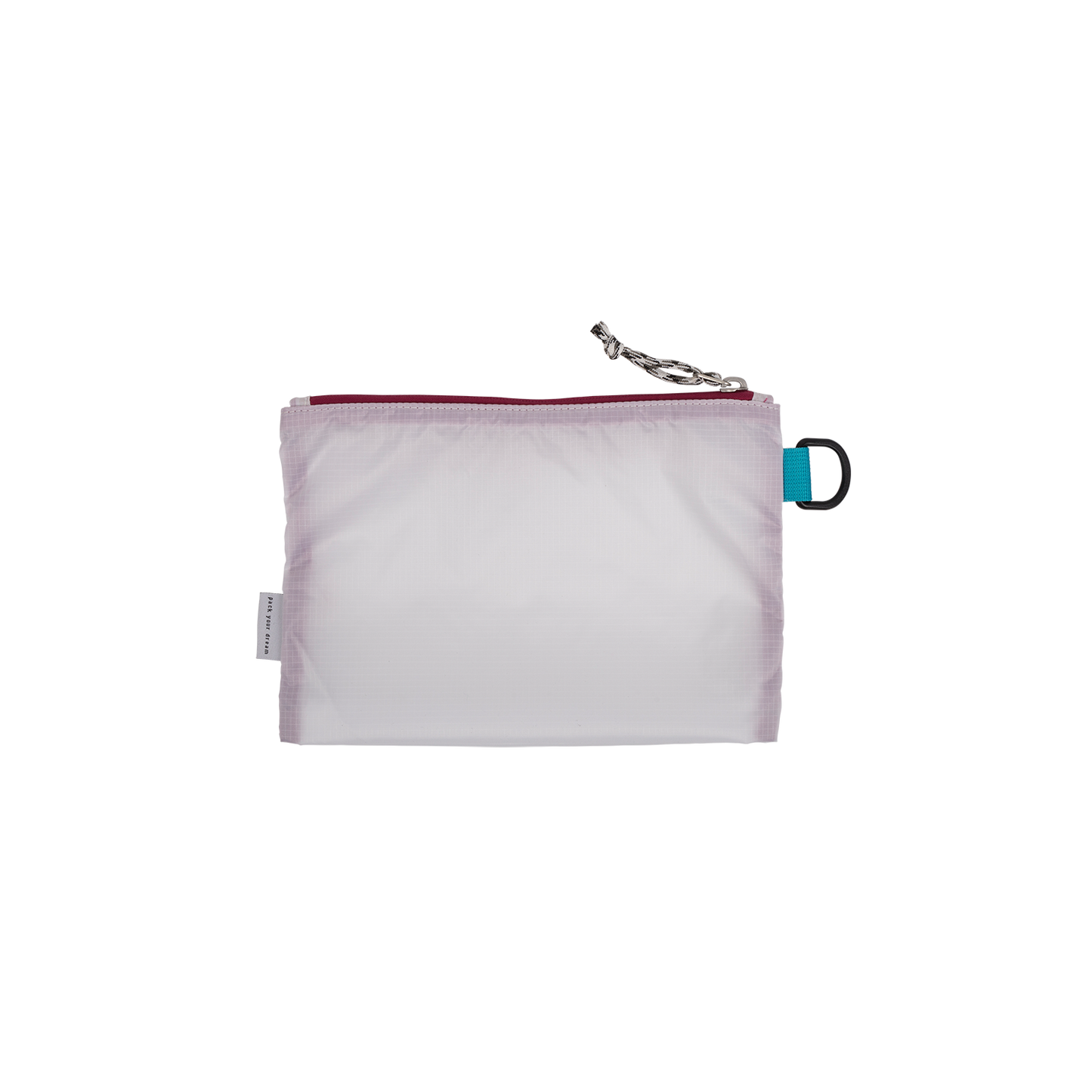 Shimmer L White Pouch