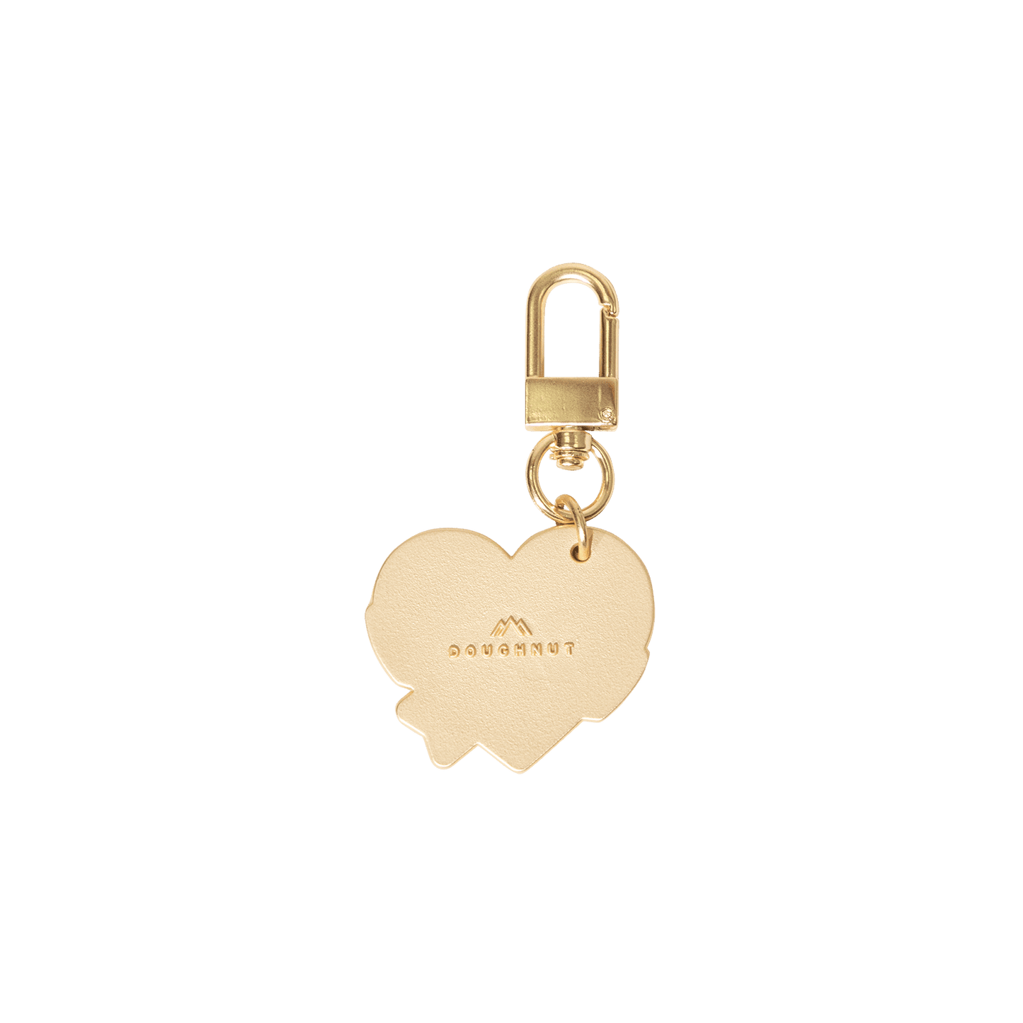 Initial Charm Keychain Heart Keychain