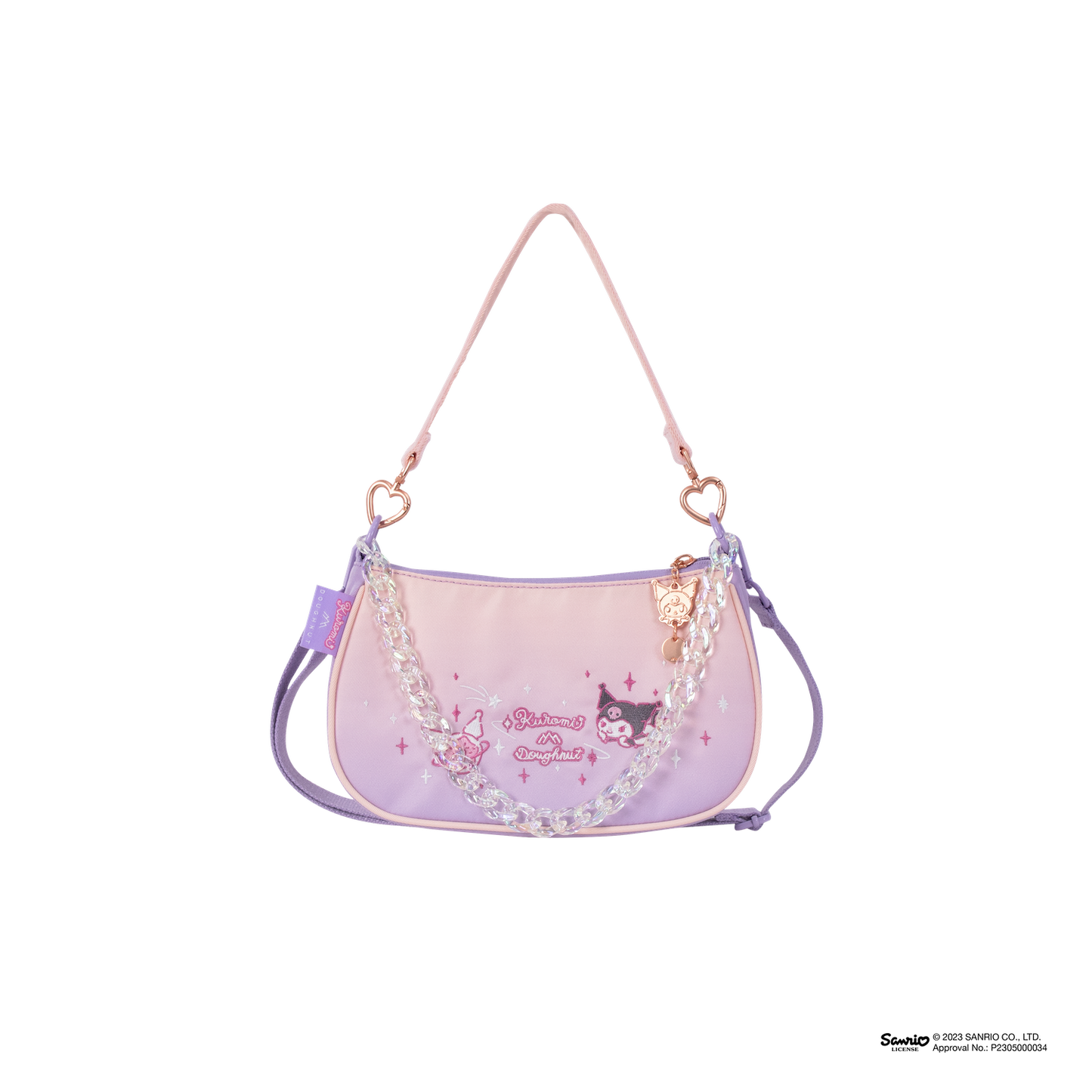 Priestess Doughnut X Kuromi Series Crossbody Bag