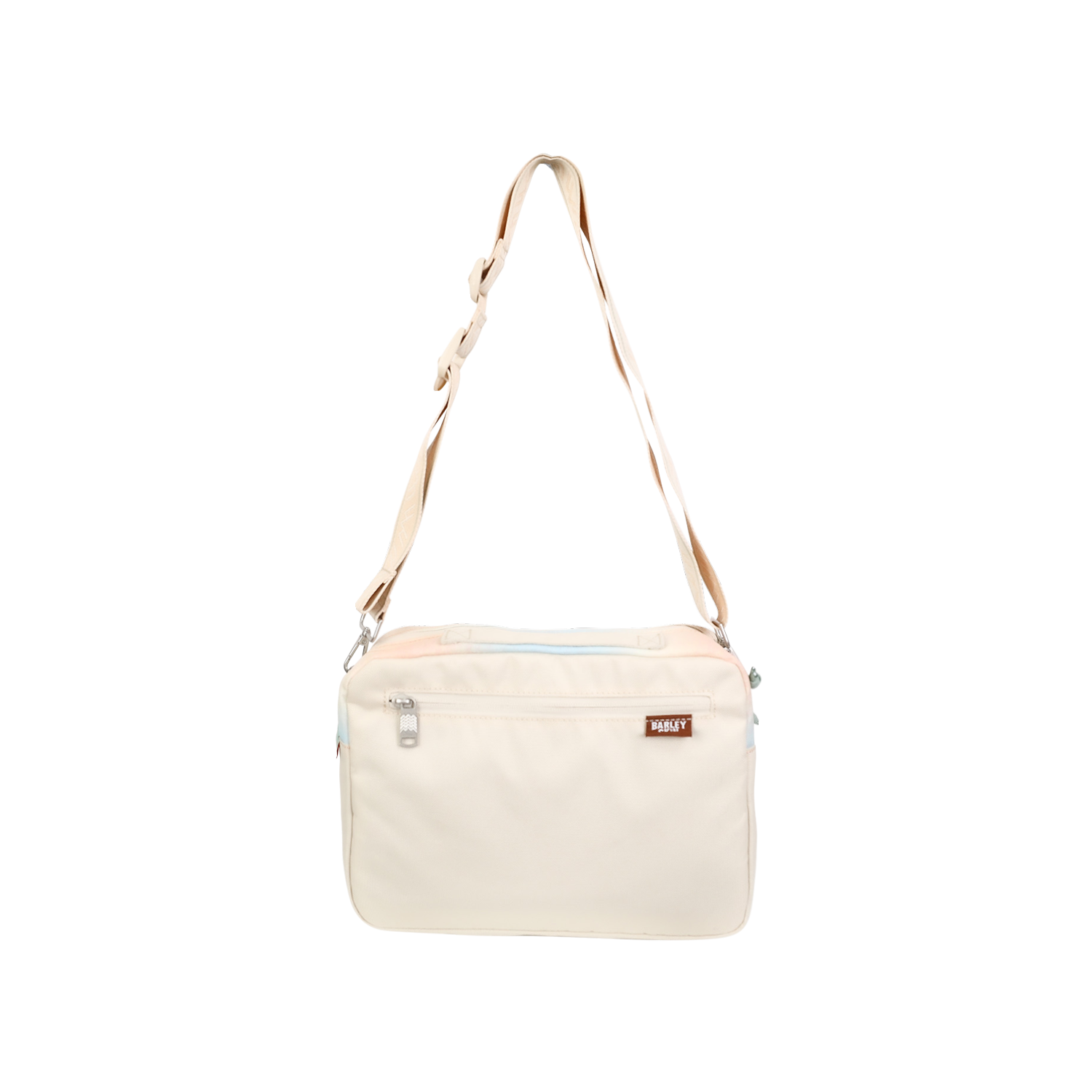 White canvas 2025 crossbody bag